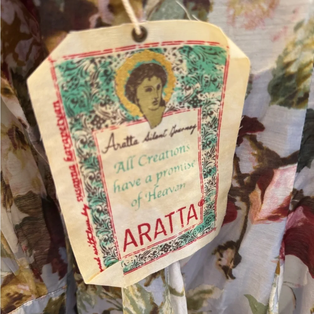 Aratta Floral Button-Up Tunic - Multicolor - Picture 6 of 10